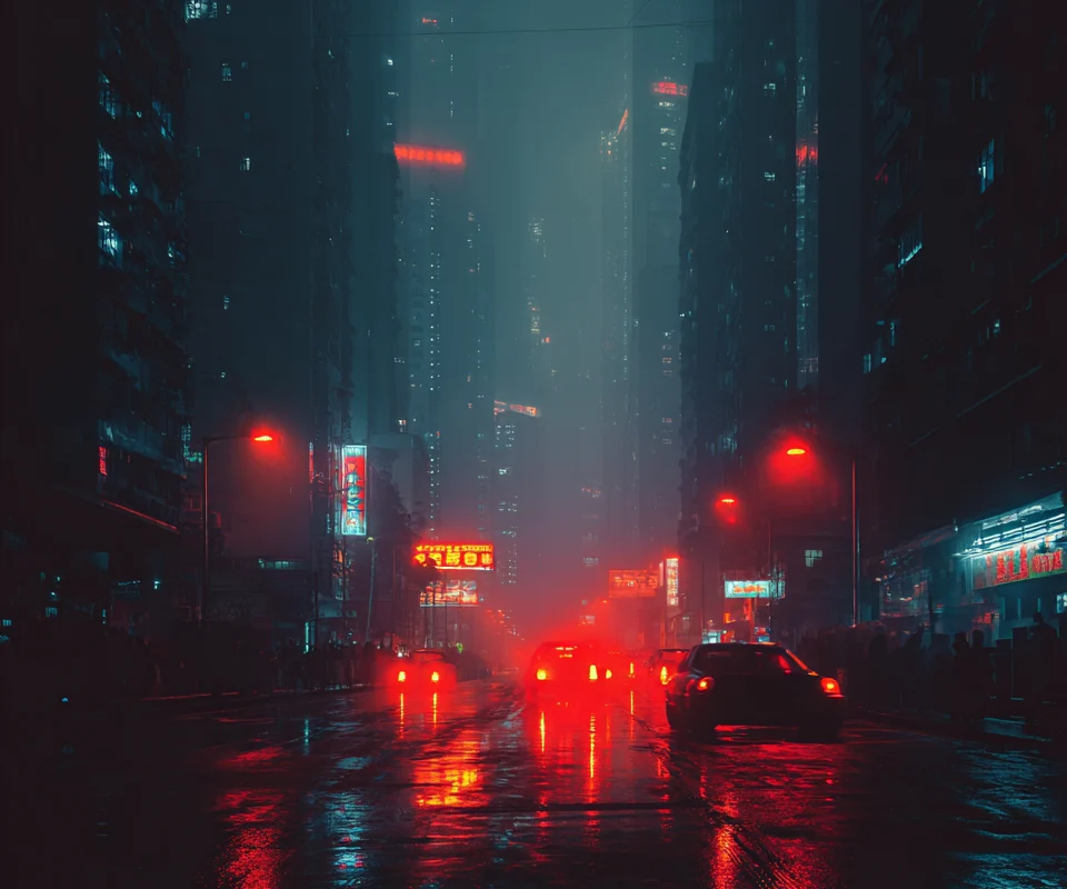 Dark atmospheric background for Drum & Bass events